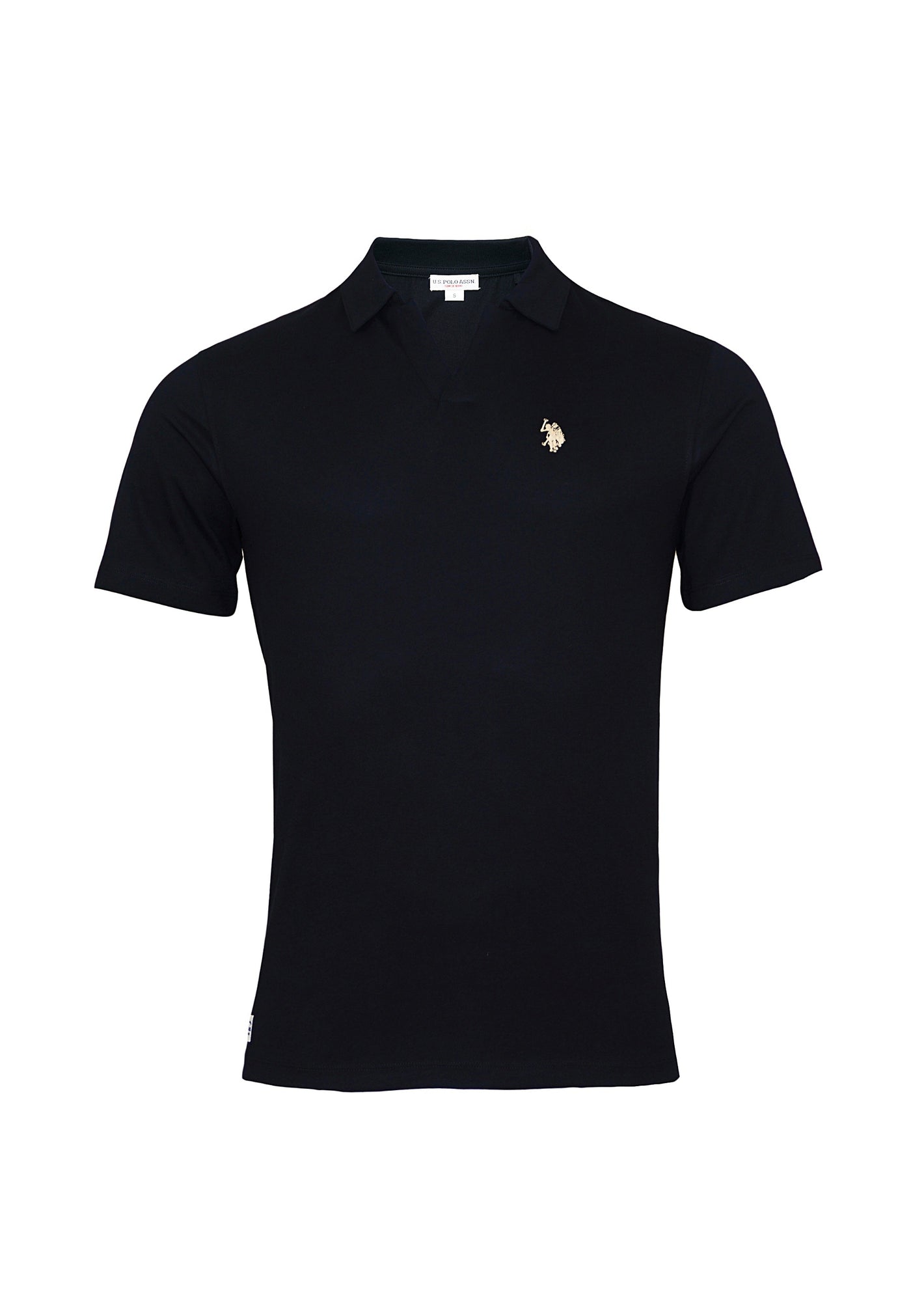 U.S. POLO Kurzarmshirt Knopflos