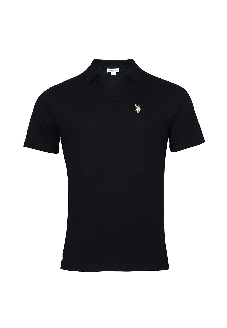 U.S. POLO Kurzarmshirt Knopflos
