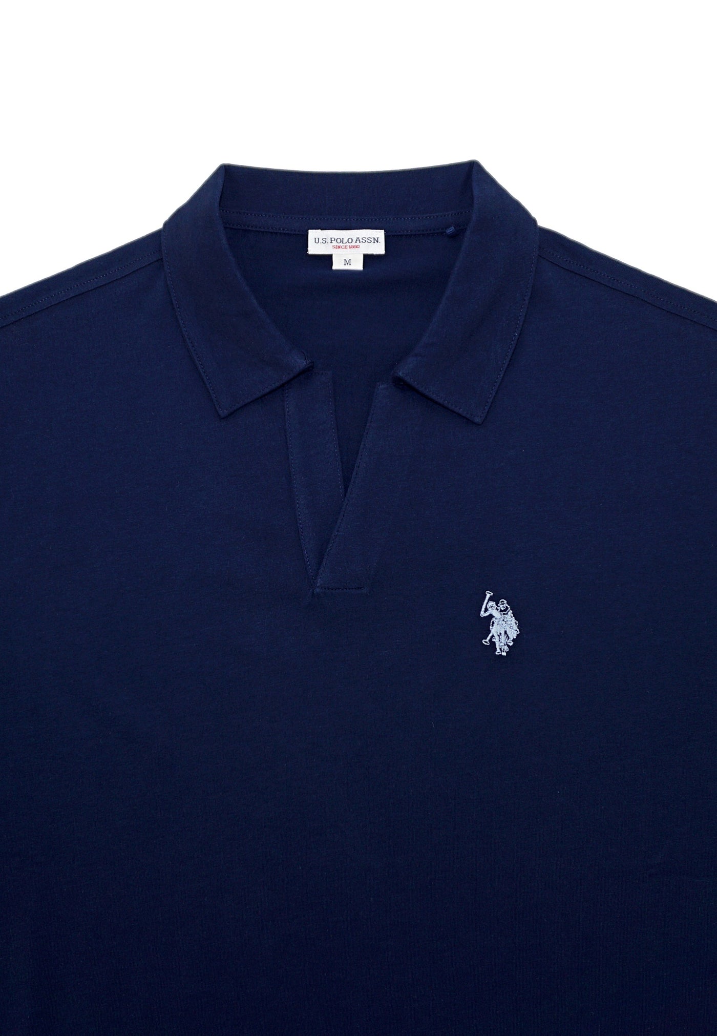 U.S. POLO Kurzarmshirt Knopflos