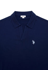 U.S. POLO Kurzarmshirt Knopflos