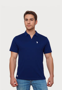 U.S. POLO Kurzarmshirt Knopflos