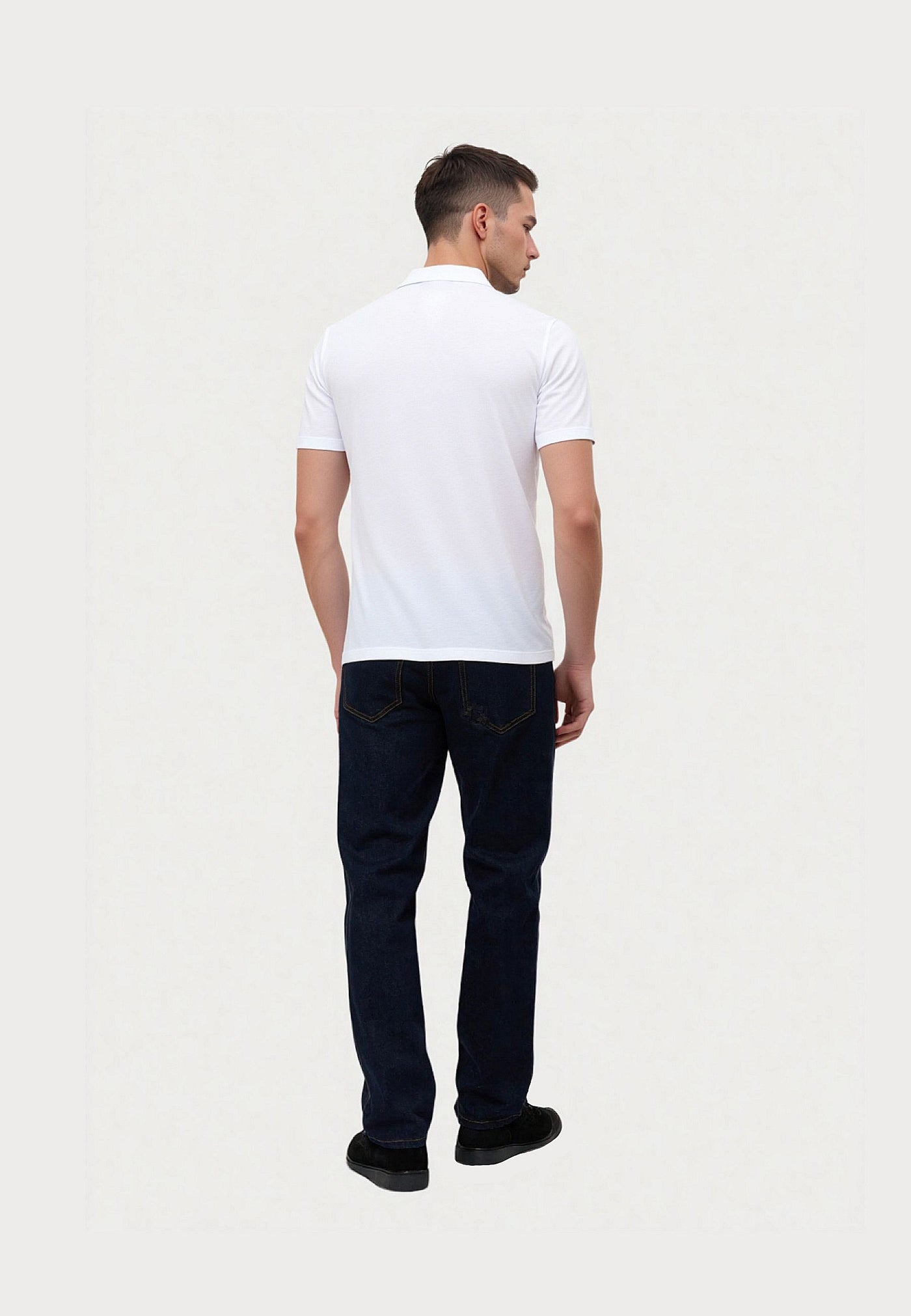 U.S. POLO Kurzarmshirt Knopflos