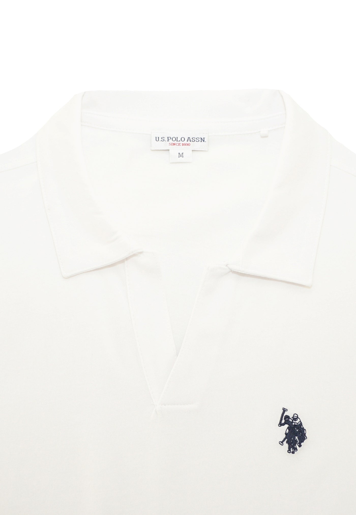 U.S. POLO Kurzarmshirt Knopflos