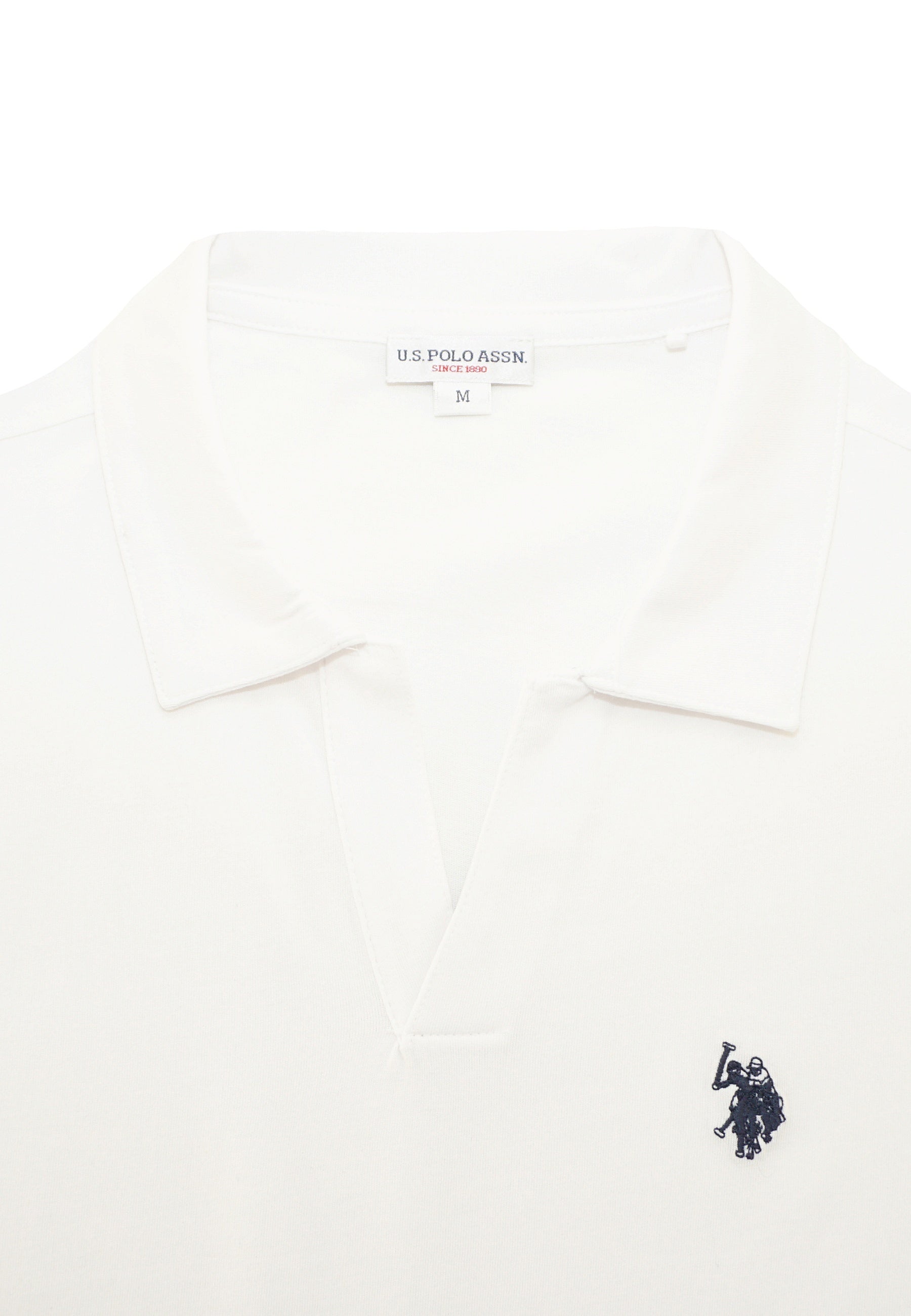 U.S. POLO Kurzarmshirt Knopflos