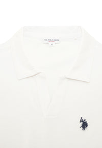 U.S. POLO Kurzarmshirt Knopflos