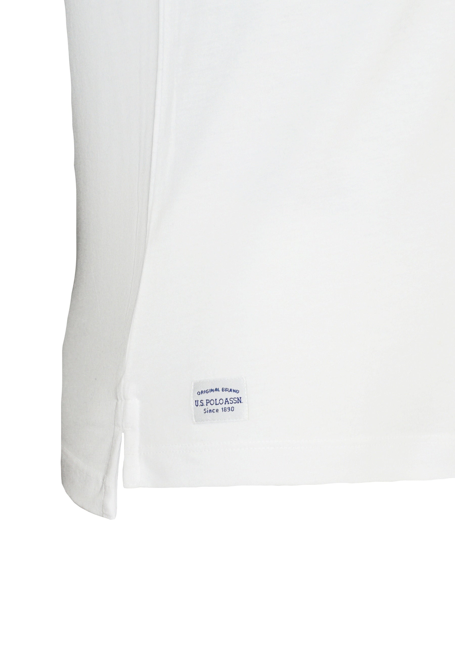U.S. POLO Kurzarmshirt Knopflos
