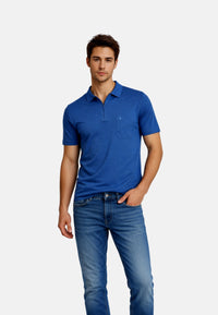 Ragman Kurzarmshirt mit Polokragen