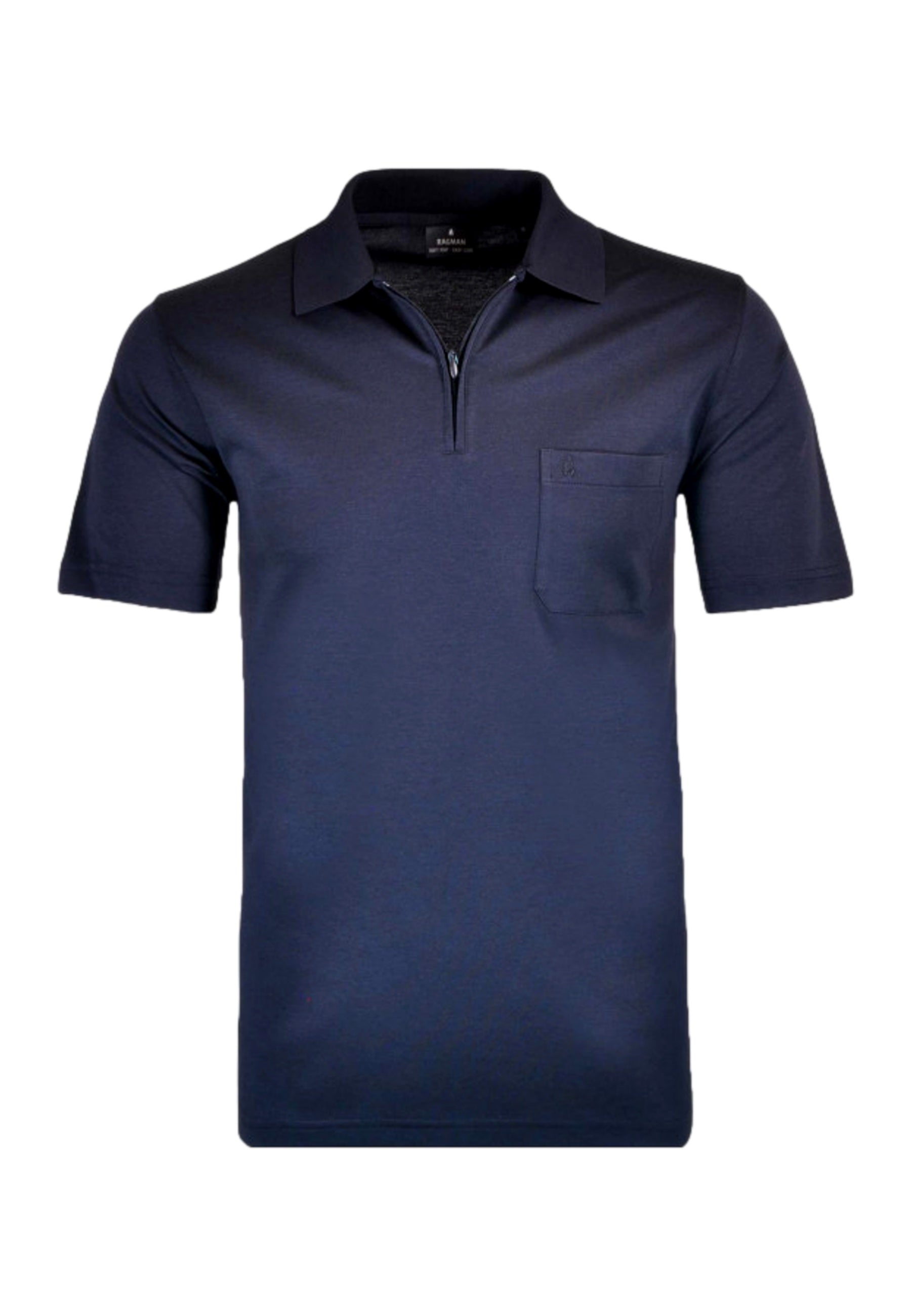 Ragman Kurzarmshirt mit Polokragen