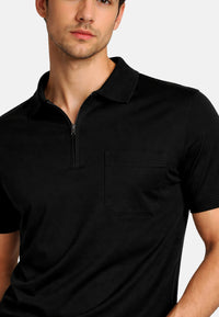 Ragman Kurzarmshirt mit Polokragen