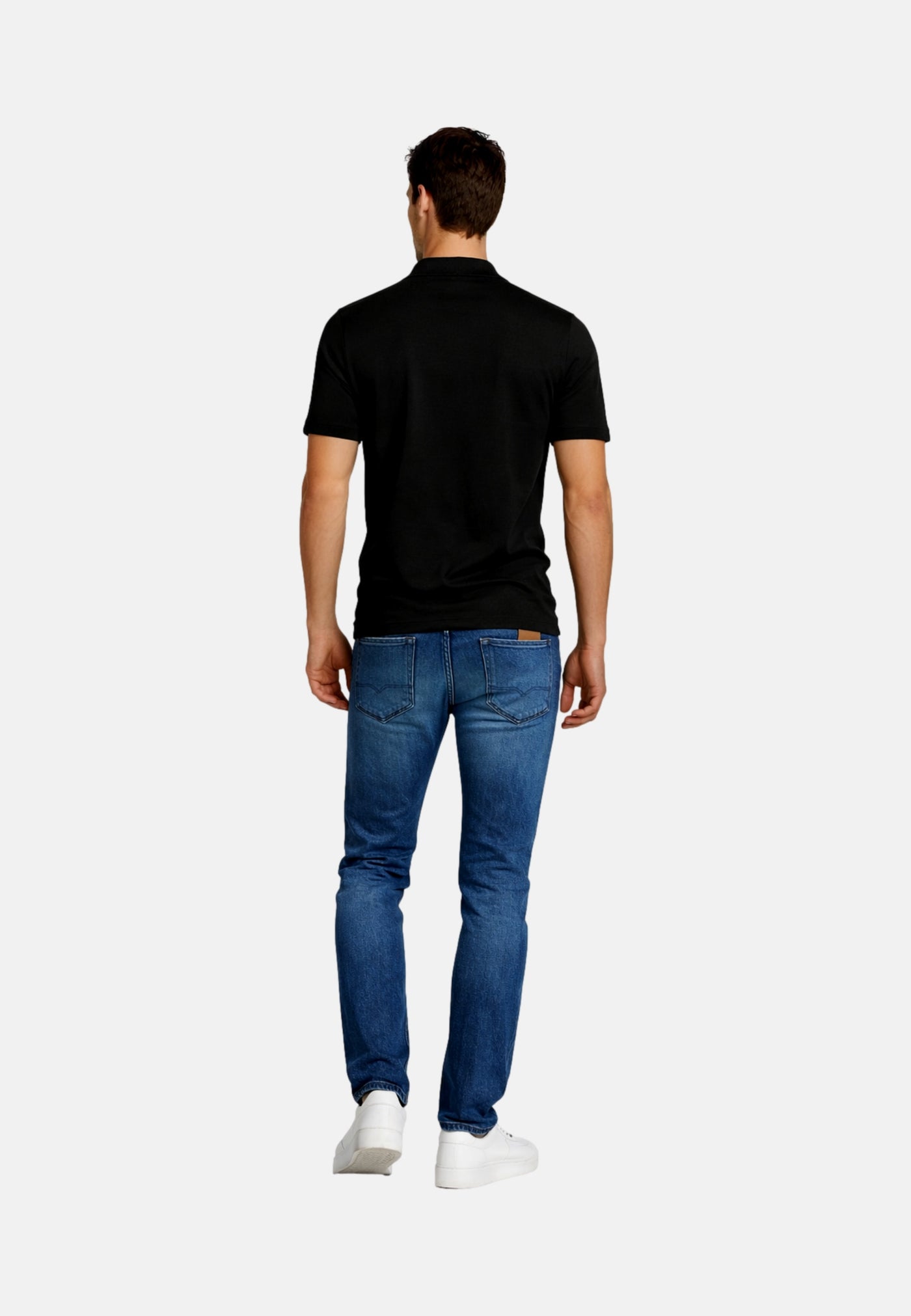 Ragman Kurzarmshirt mit Polokragen