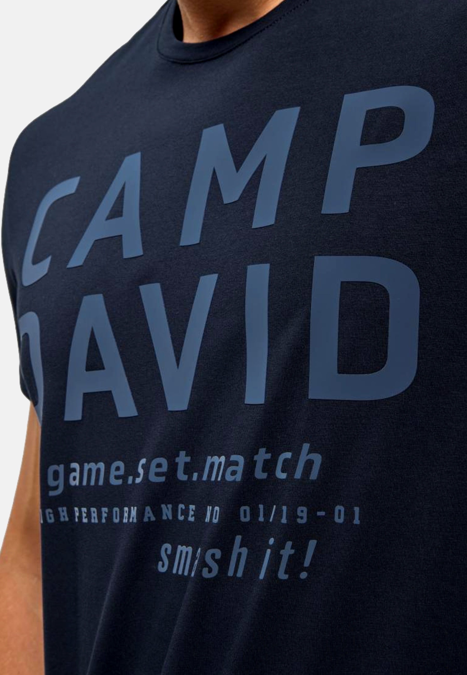 Camp David Game.Set.Match Kurzarmshirt