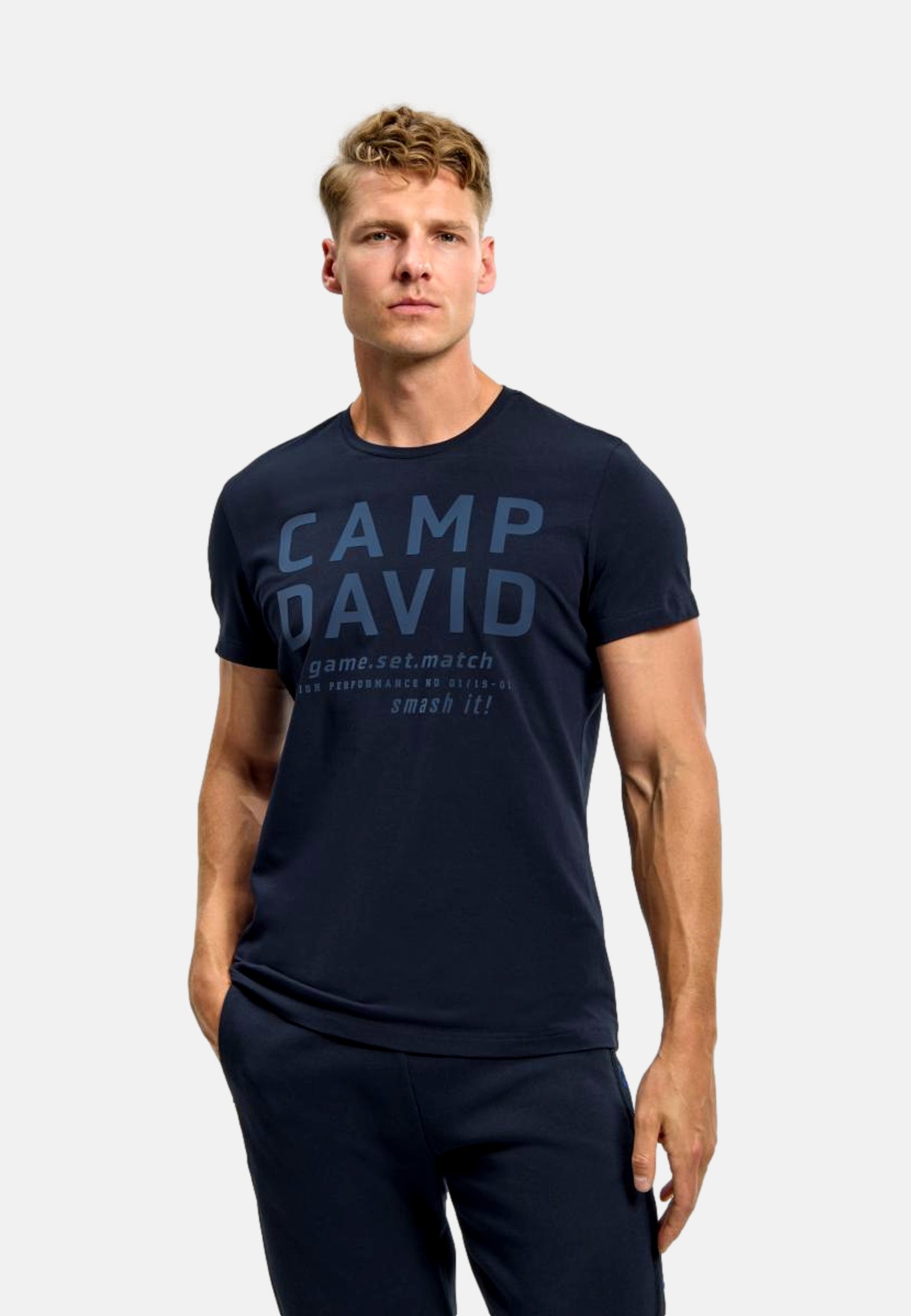 Camp David Game.Set.Match Kurzarmshirt