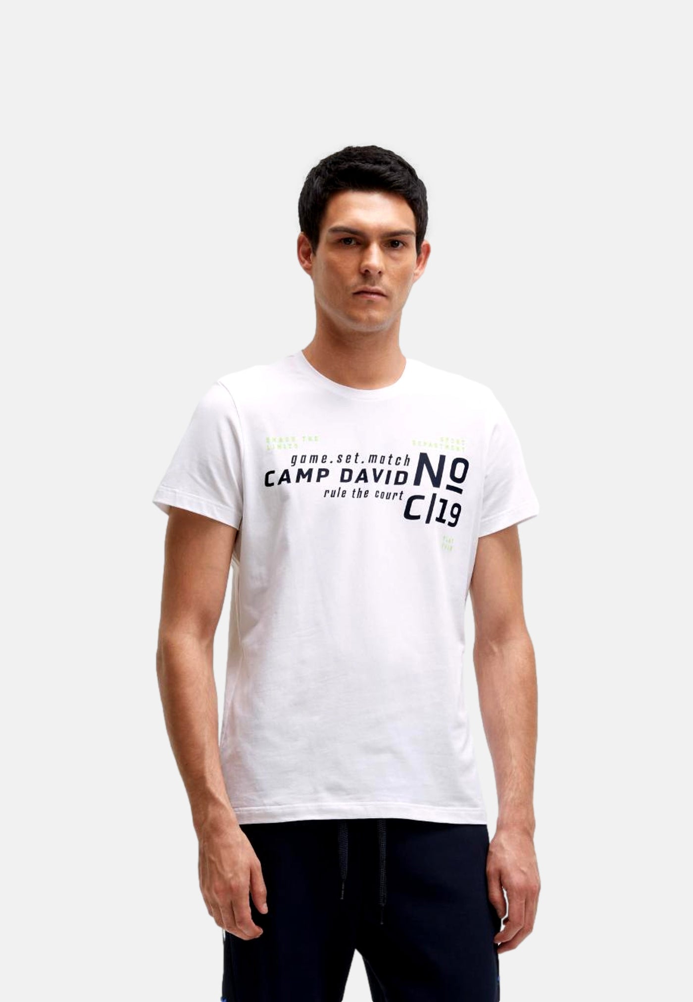 Camp David Game.Set.Match Kurzarmshirt