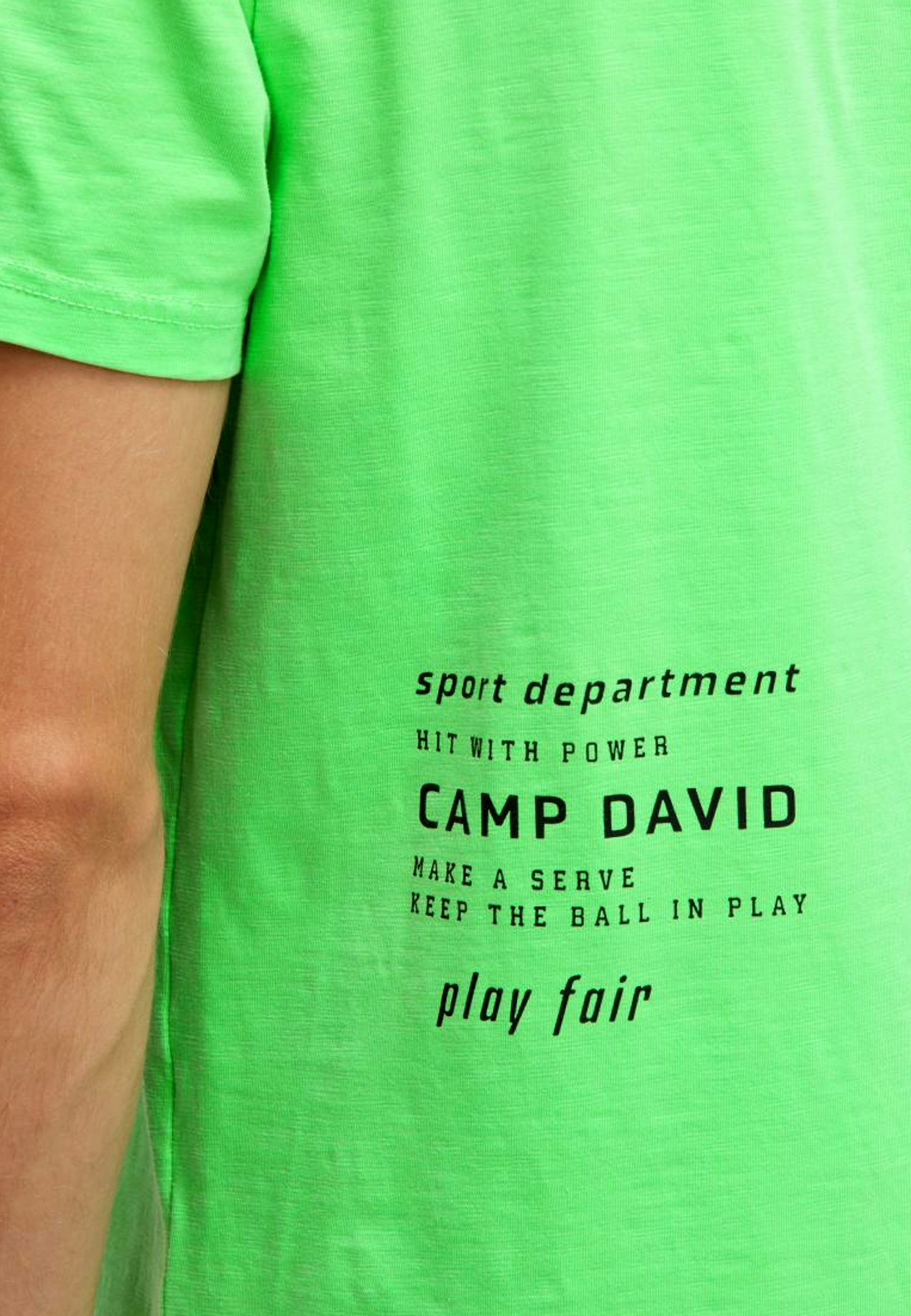 Camp David Game.Set.Match Kurzarmshirt