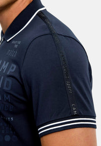 Camp David Game.Set.Match Kurzarmshirt mit Polokragen