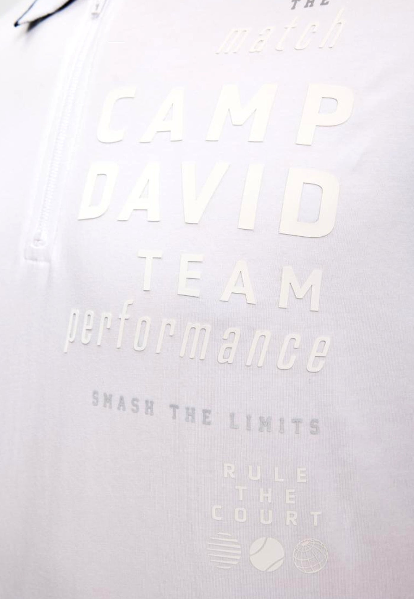 Camp David Game.Set.Match Kurzarmshirt mit Polokragen