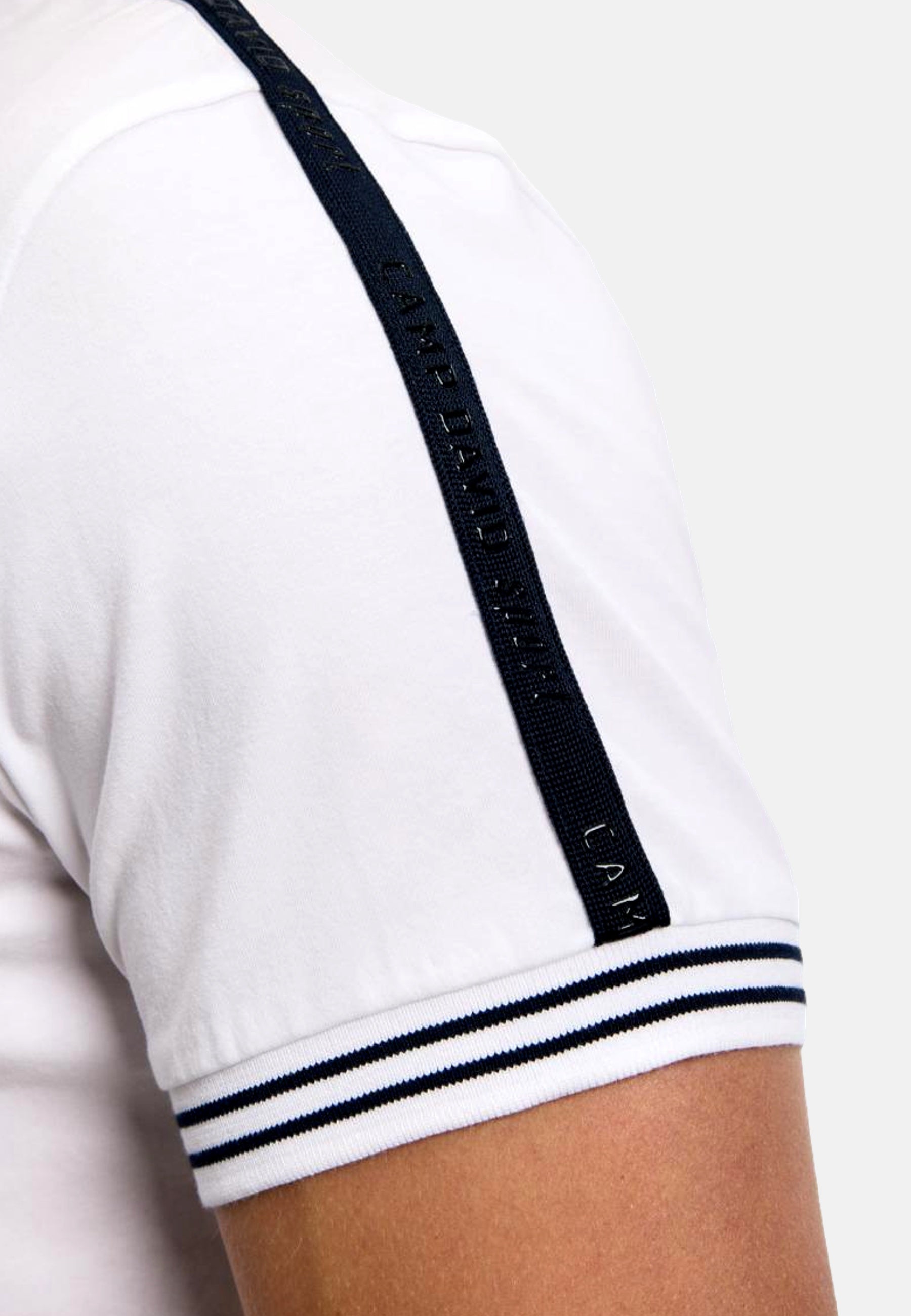 Camp David Game.Set.Match Kurzarmshirt mit Polokragen