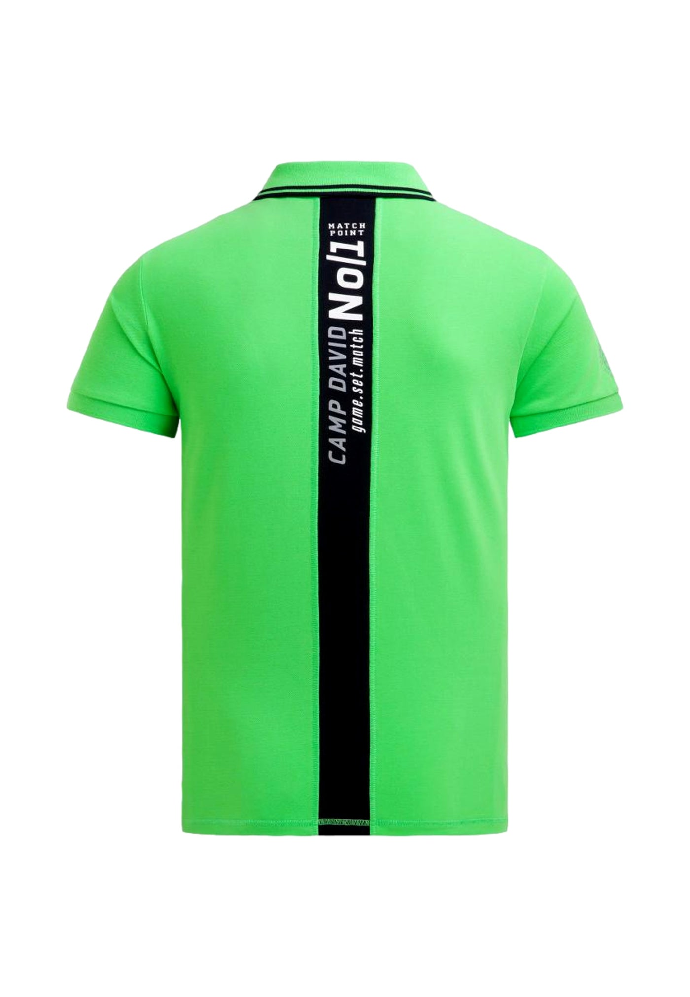 Camp David Game.Set.Match Kurzarmshirt mit Polokragen