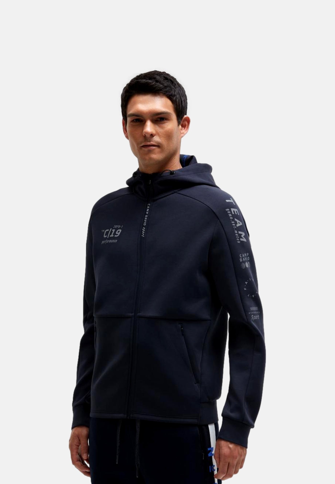 Camp David Game.Set.Match Kapuzensweatjacke