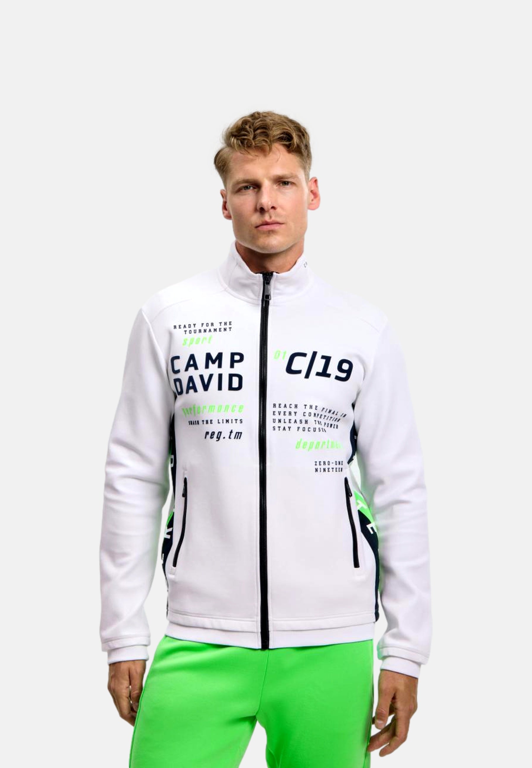 Camp David Game.Set.Match Sweatjacke