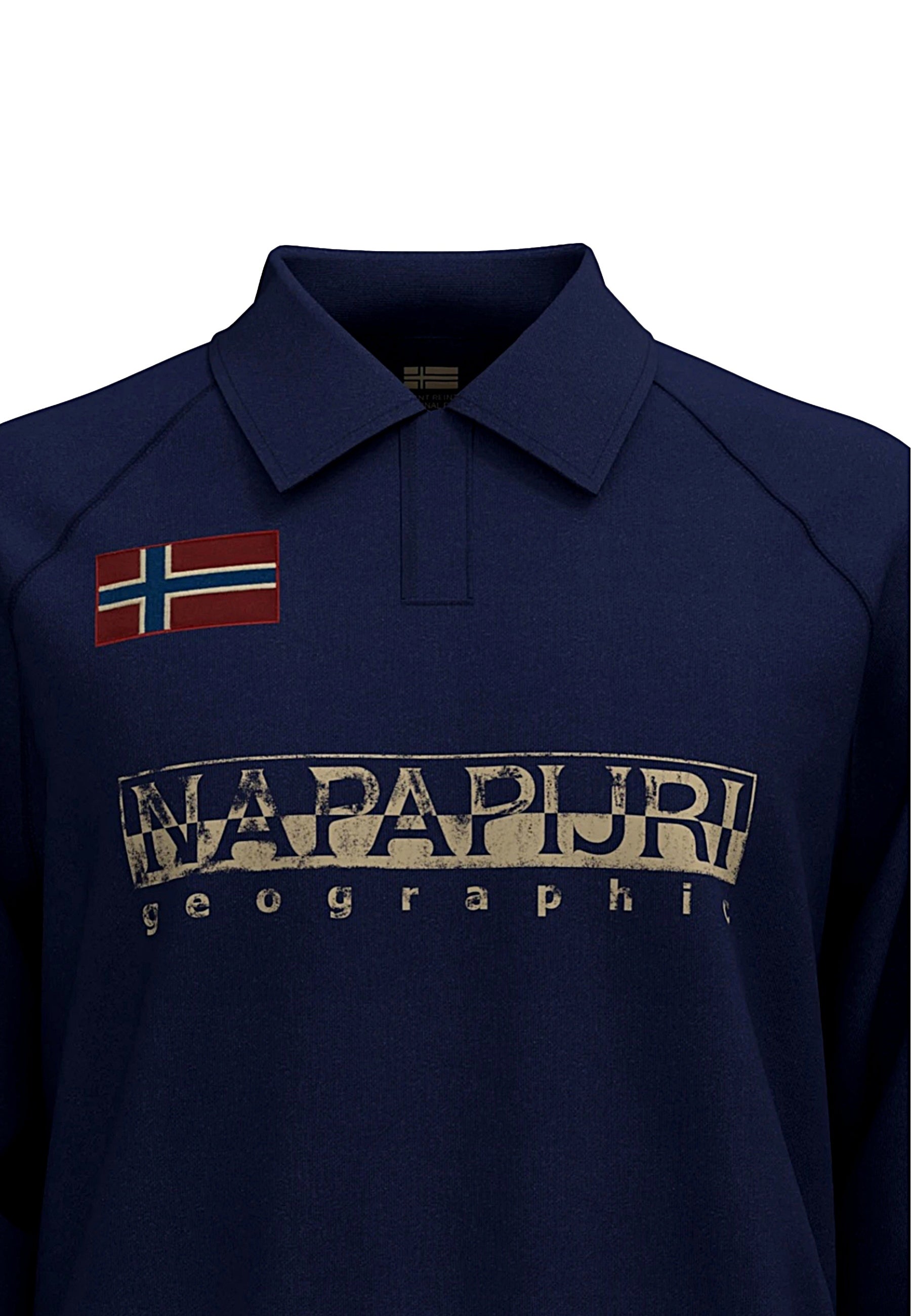 Napapijri Langarmshirt mit Polokragen