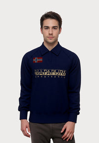 Napapijri Langarmshirt mit Polokragen