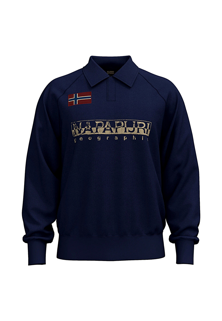 Napapijri Langarmshirt mit Polokragen