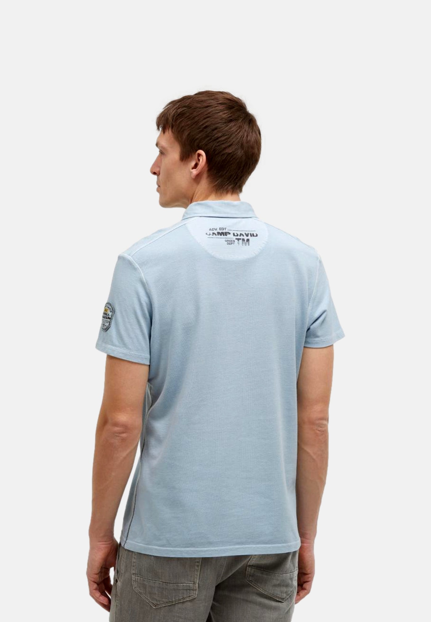 Camp David Dune Crusher Kurzarmshirt mit Polokragen