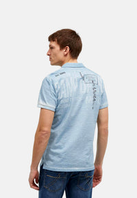Camp David Dune Crusher Kurzarmshirt mit Polokragen