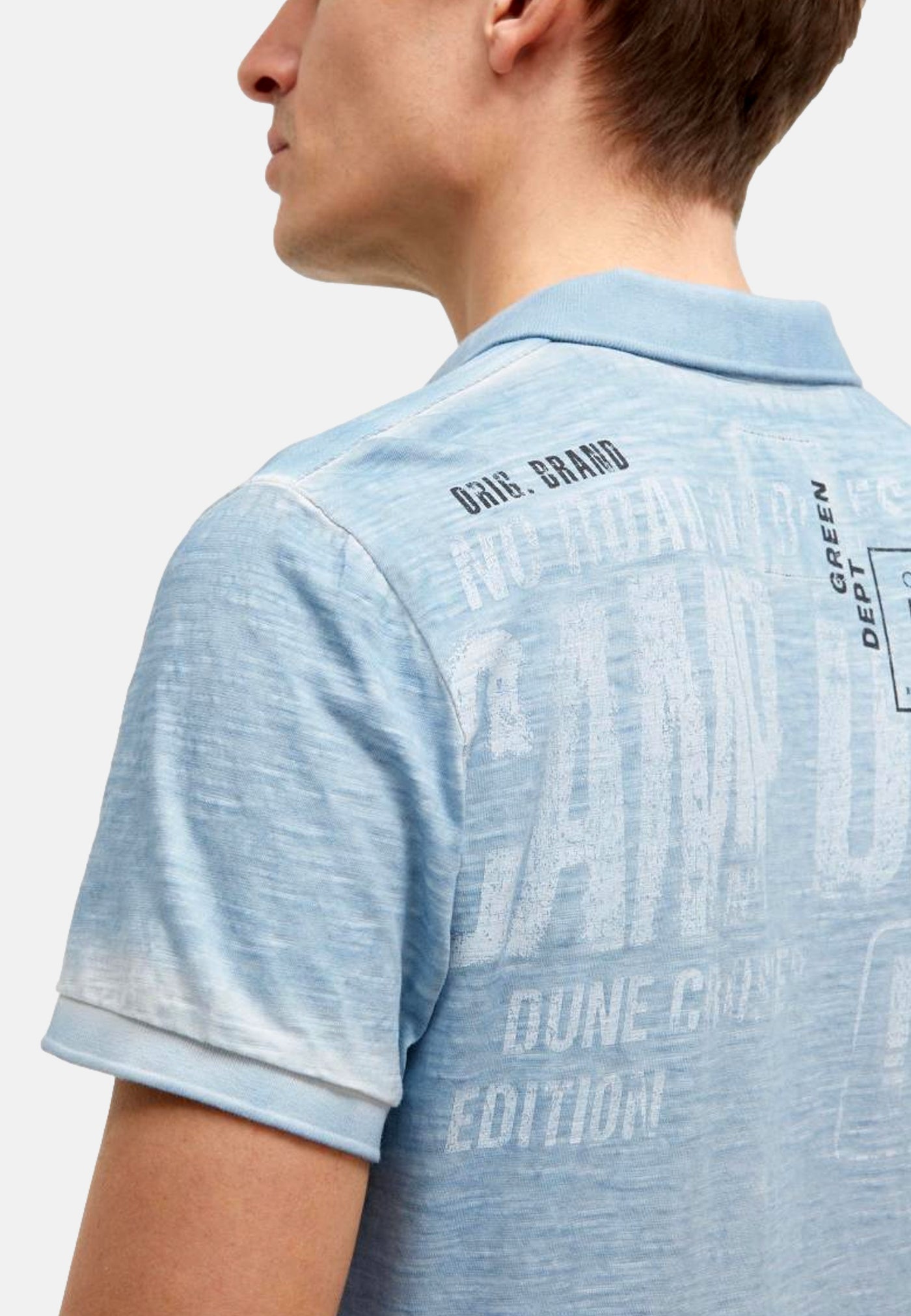 Camp David Dune Crusher Kurzarmshirt mit Polokragen