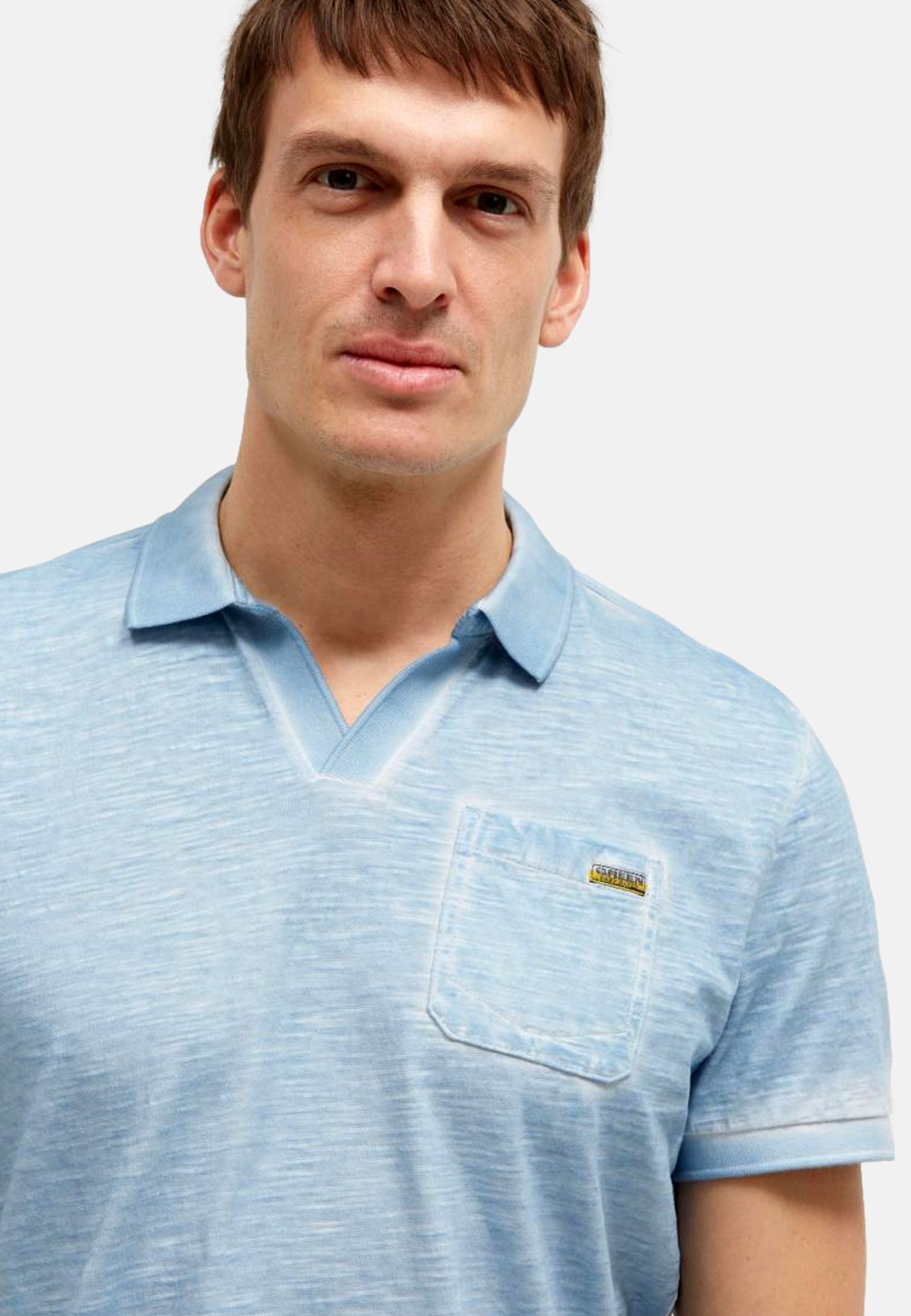 Camp David Dune Crusher Kurzarmshirt mit Polokragen