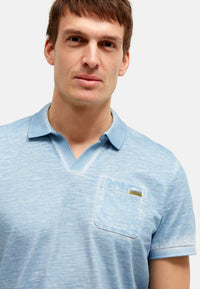 Camp David Dune Crusher Kurzarmshirt mit Polokragen