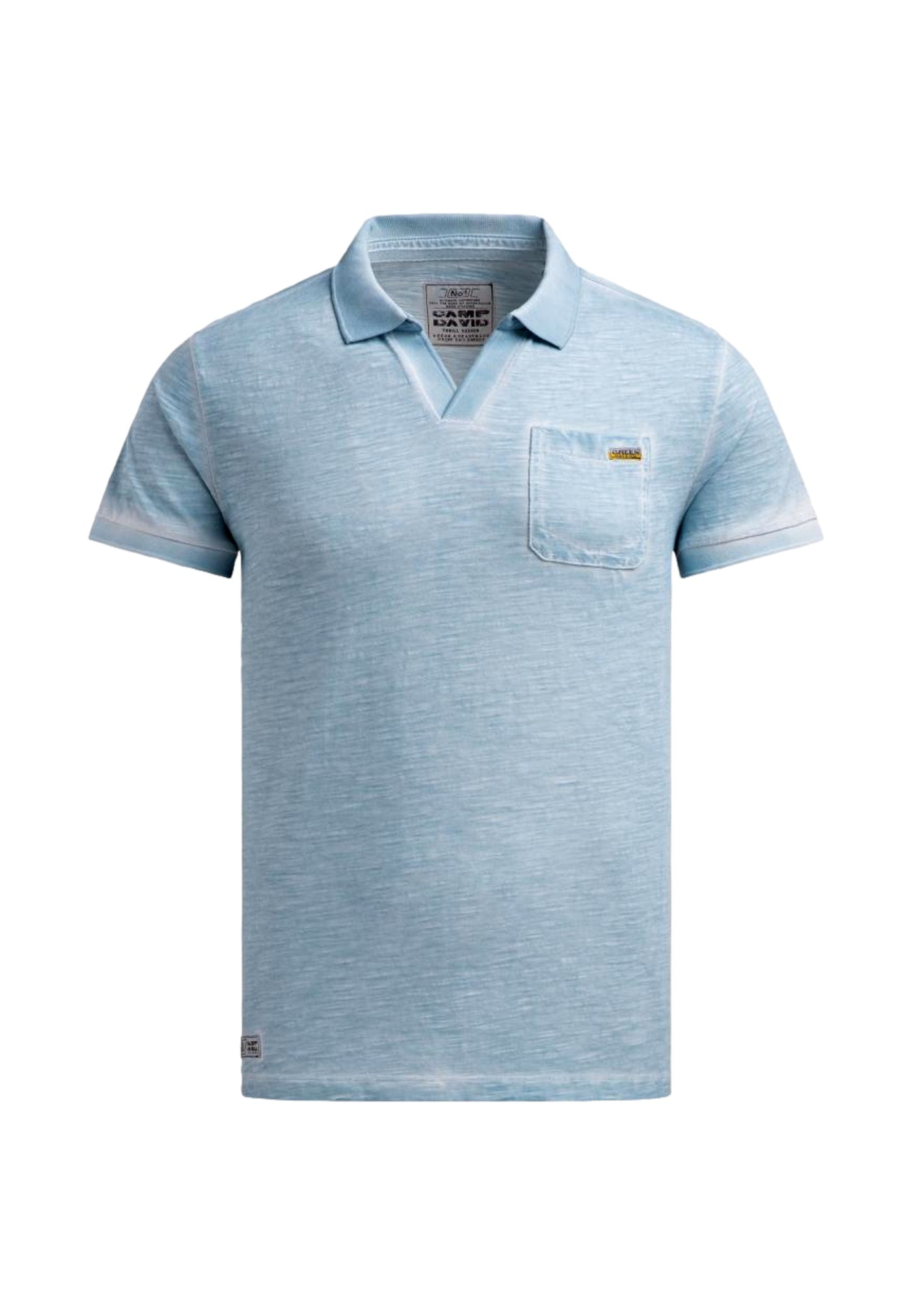 Camp David Dune Crusher Kurzarmshirt mit Polokragen
