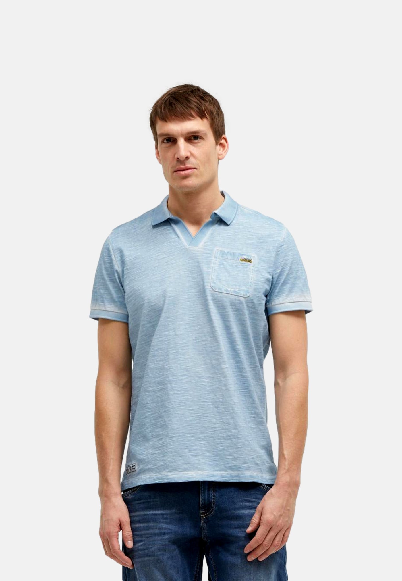 Camp David Dune Crusher Kurzarmshirt mit Polokragen
