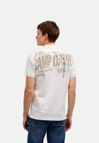Camp David Dune Crusher Kurzarmshirt mit Polokragen