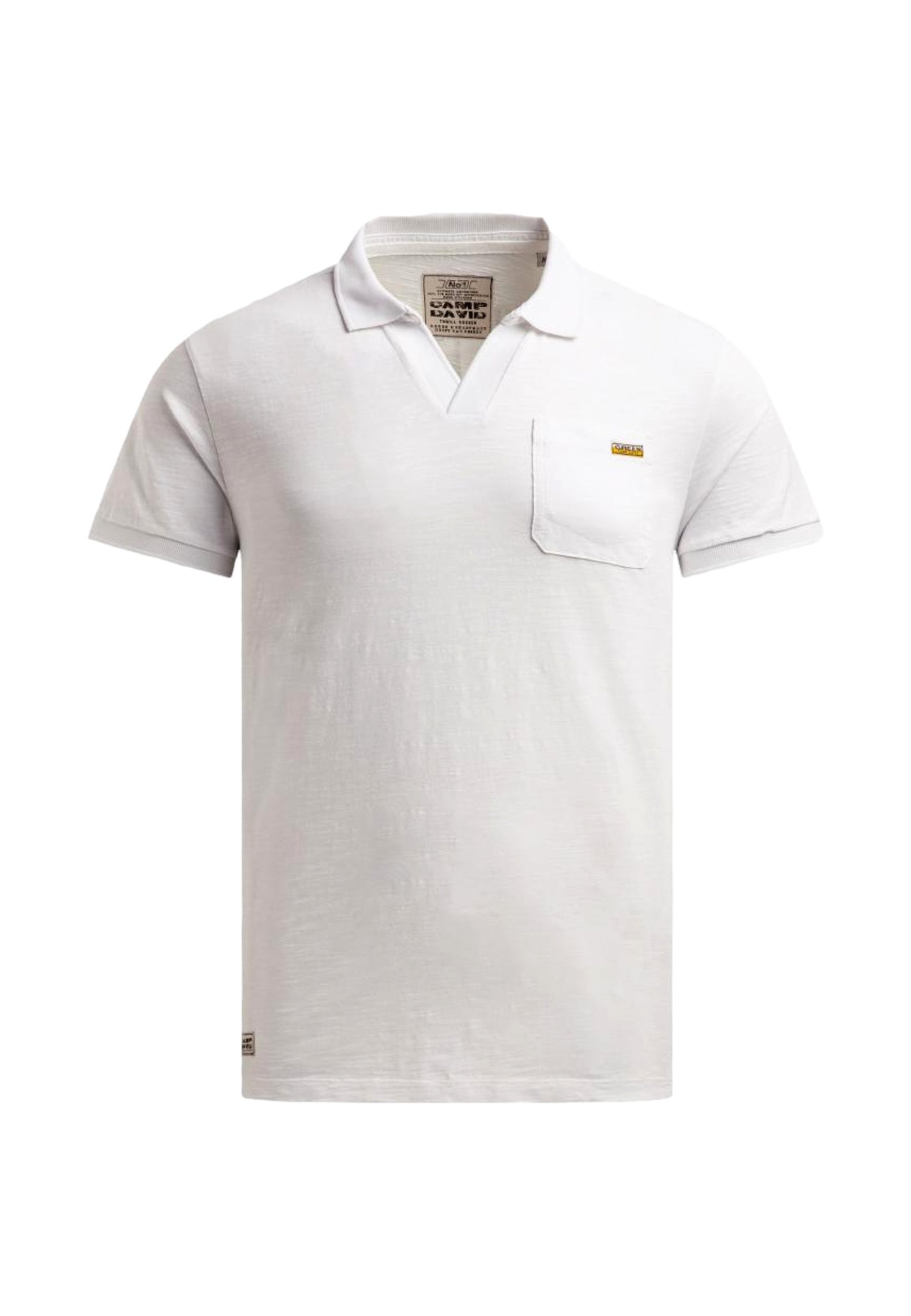 Camp David Dune Crusher Kurzarmshirt mit Polokragen