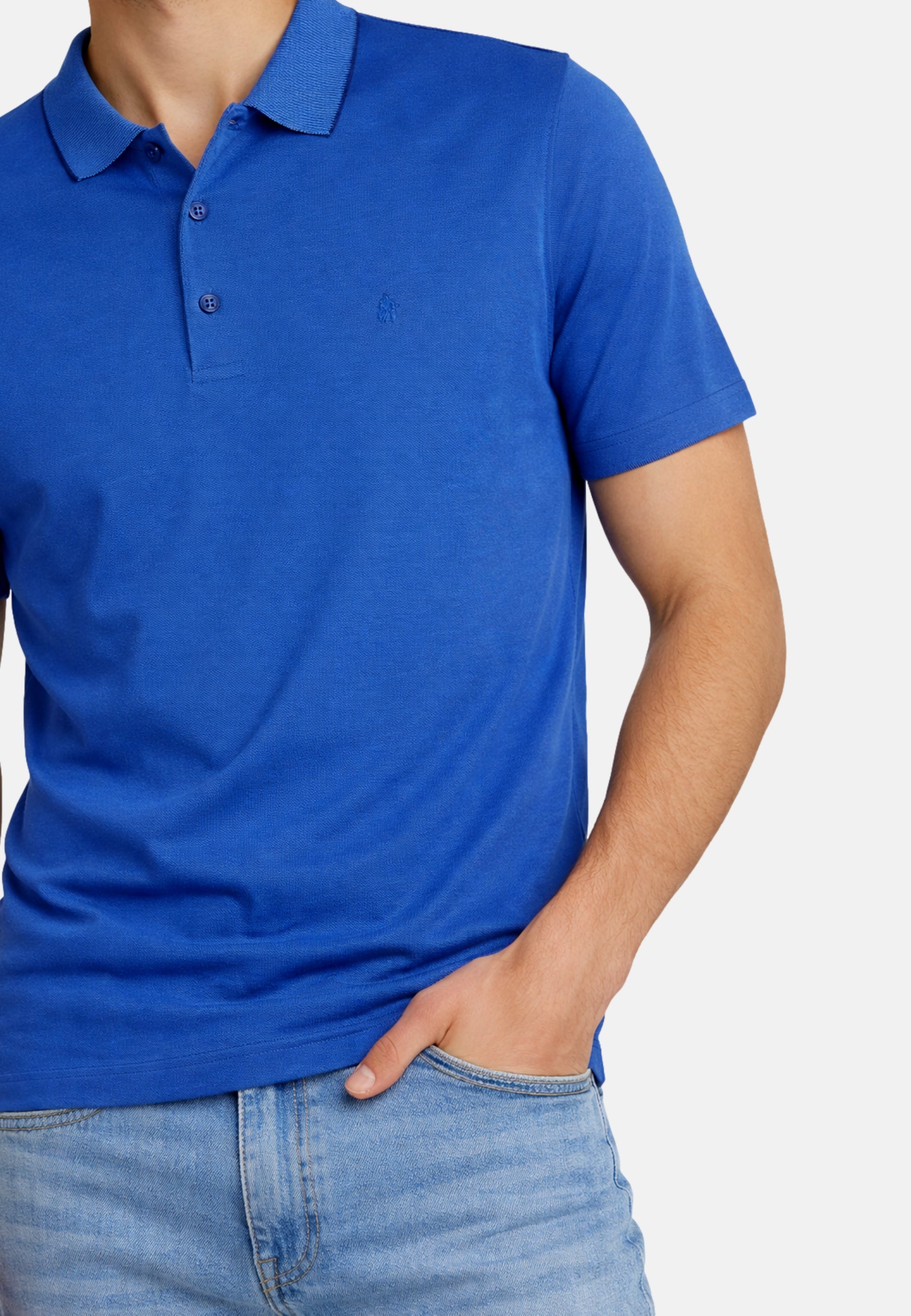 Ragman Kurzarmpoloshirt