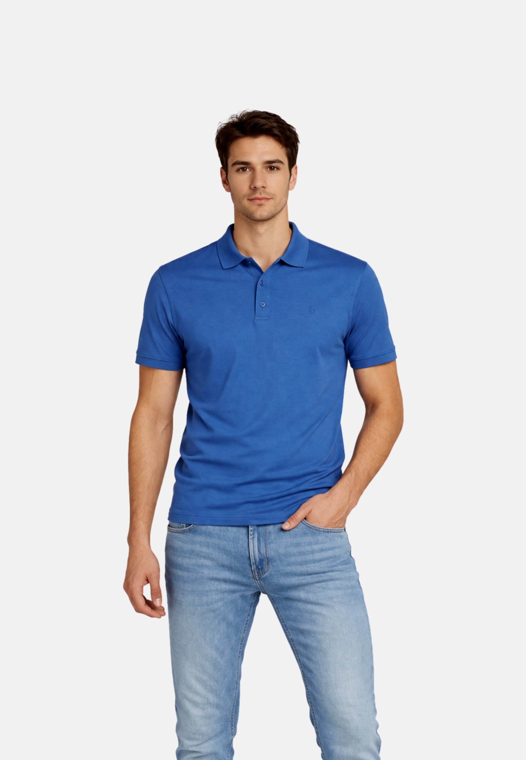 Ragman Kurzarmpoloshirt