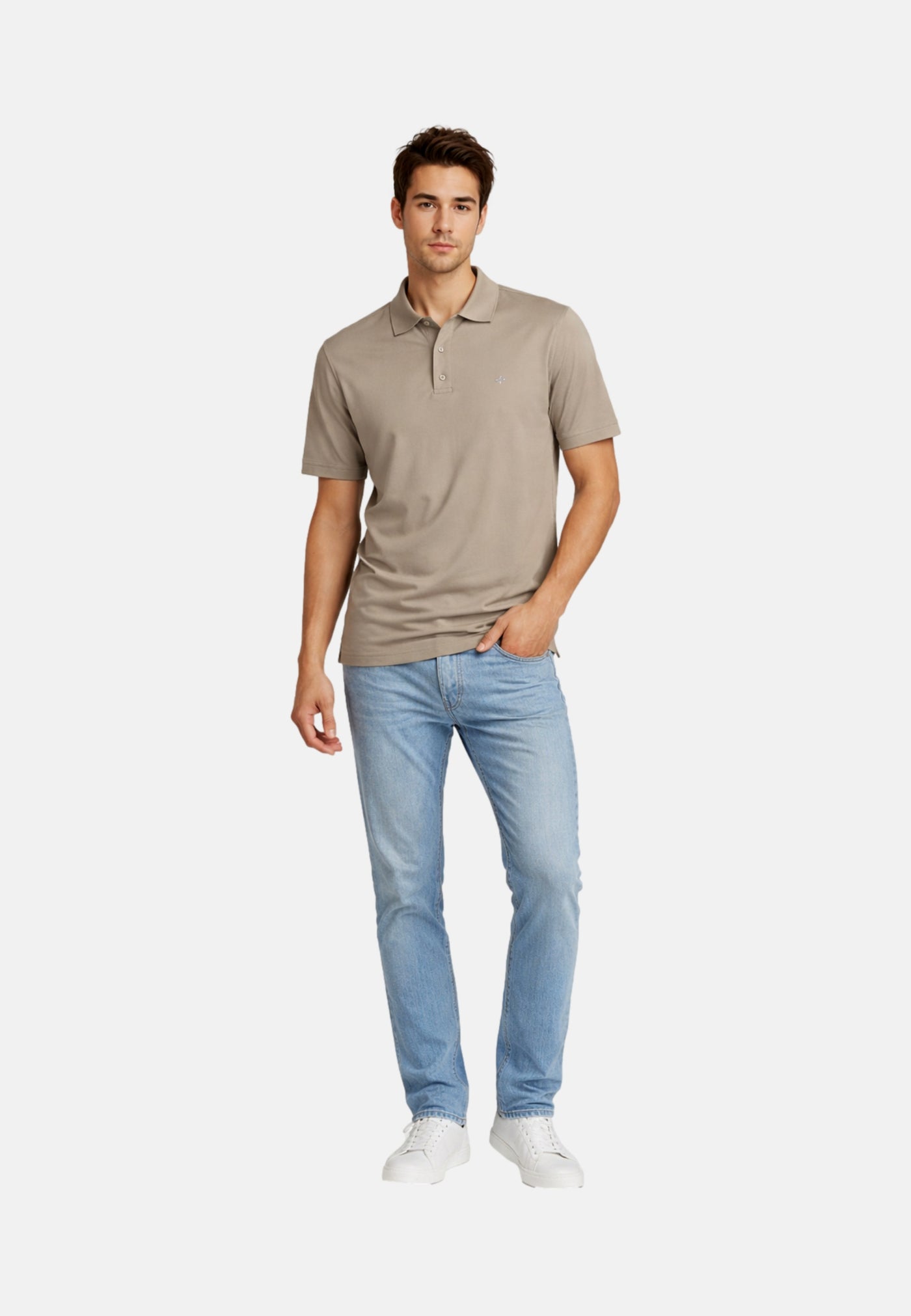 Ragman Kurzarmpoloshirt