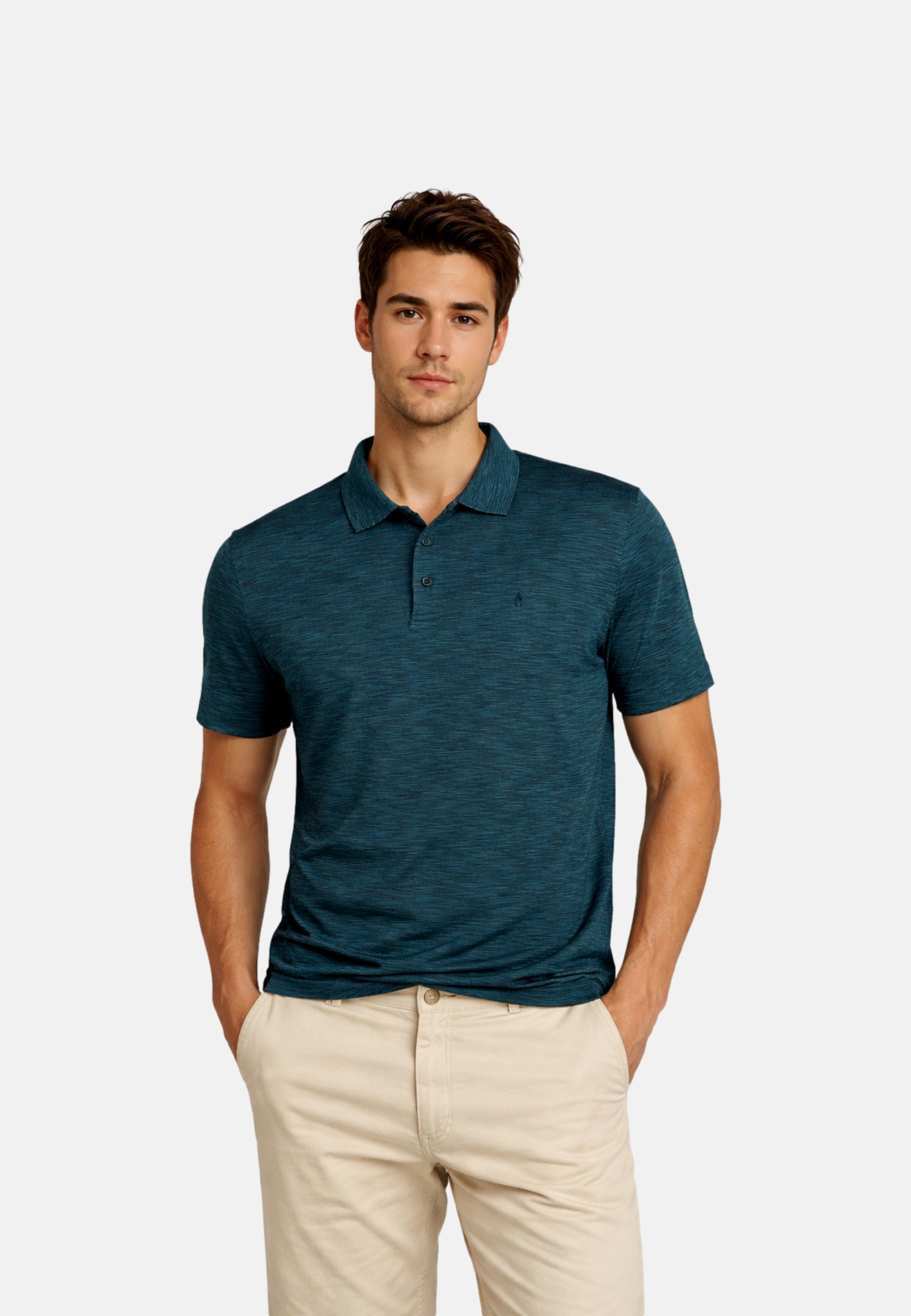 Ragman Kurzarmpoloshirt
