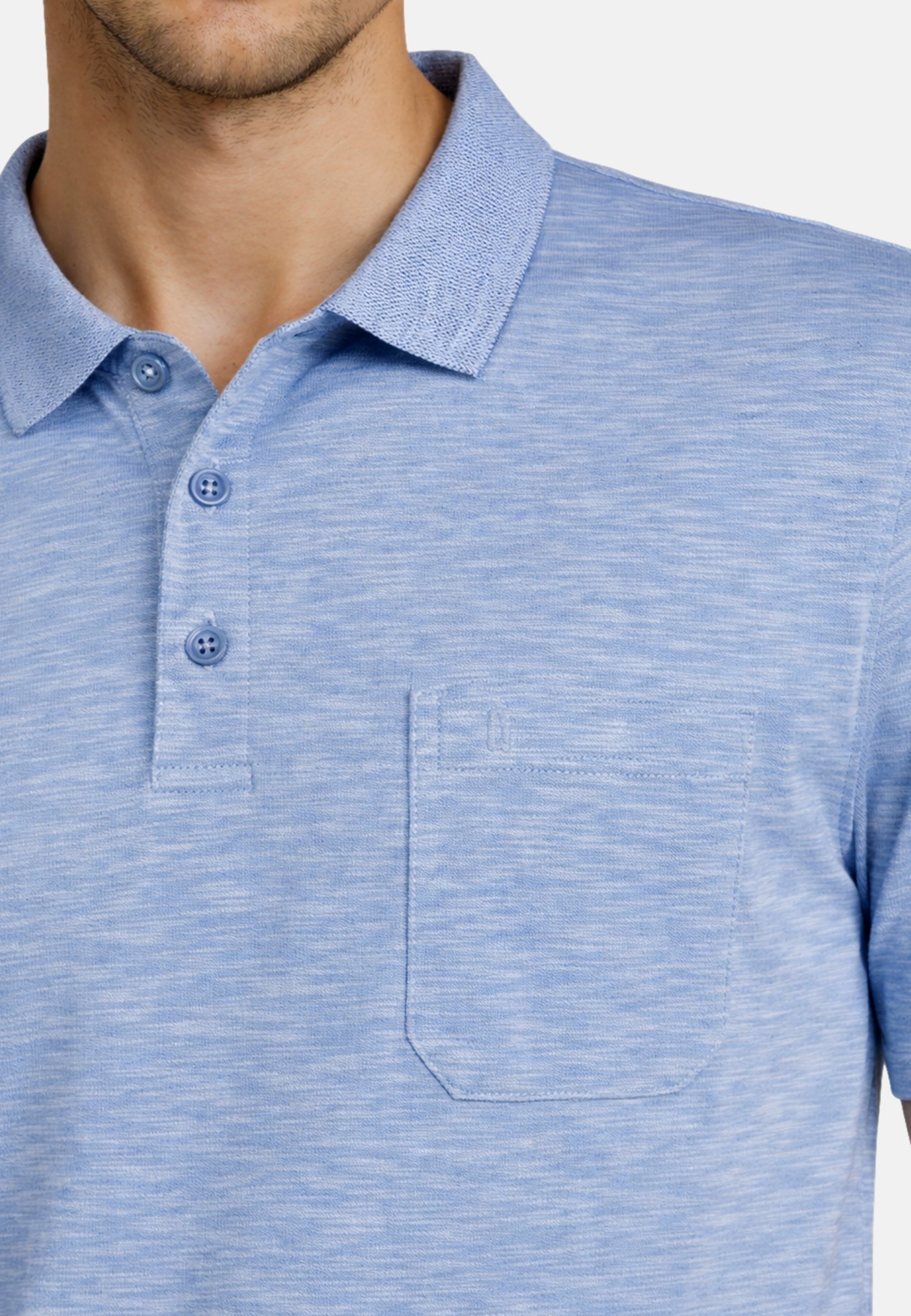 Ragman Kurzarmpoloshirt