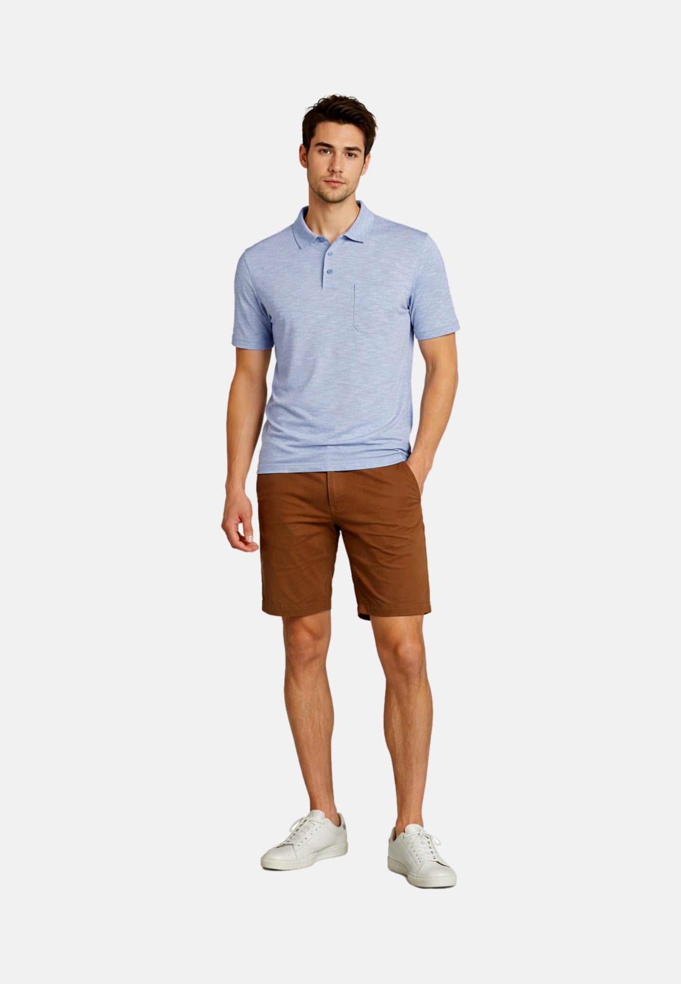 Ragman Kurzarmpoloshirt