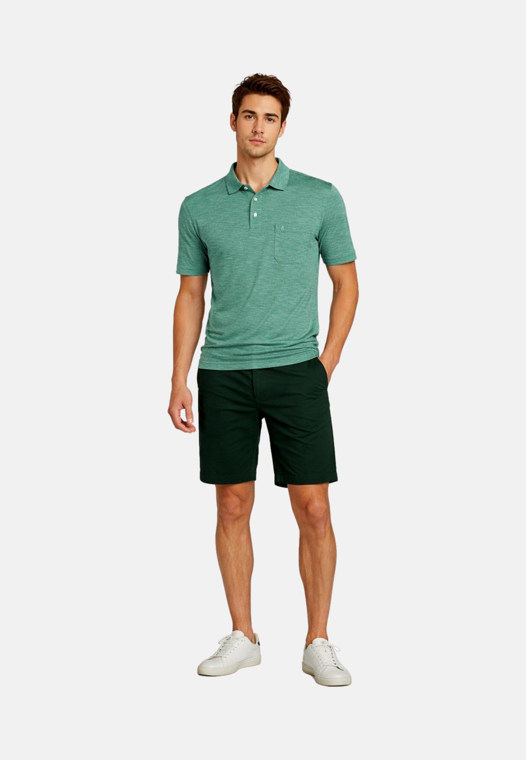 Ragman Kurzarmpoloshirt