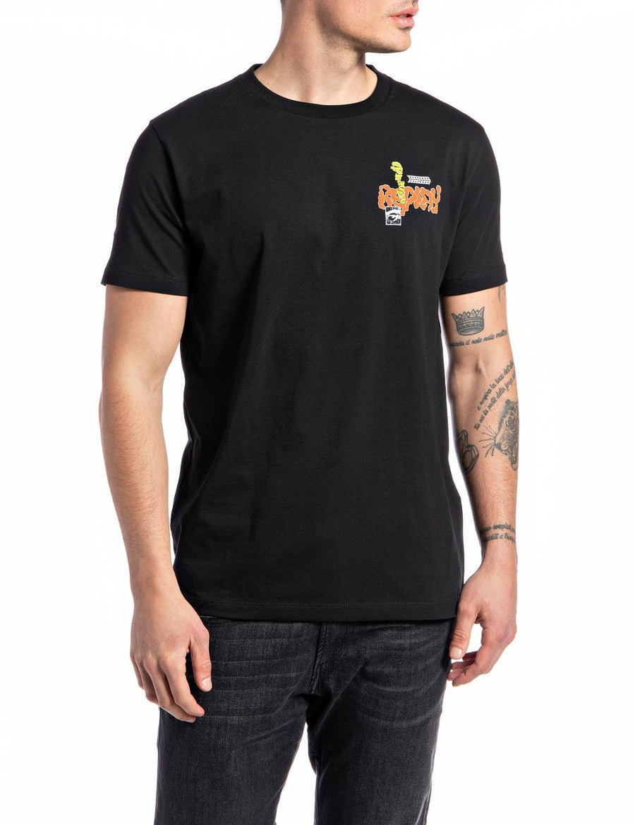 Replay T-Shirt BASIC JERSEY mit Rundhals