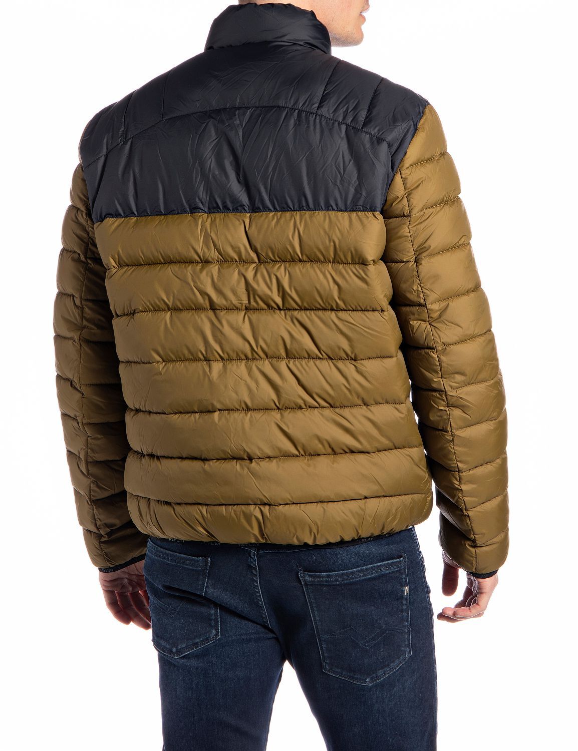 Replay Steppjacke RECYCLED MATT NYLON mit Stehkragen