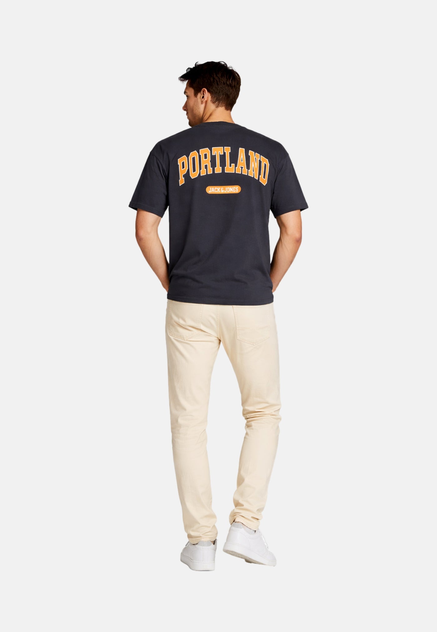 Jack & Jones BRADLEY VARSITY BACK TEE Kurzarmshirt