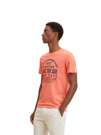 Tom Tailor T-Shirt mit Textprint und Rundhalsausschnitt