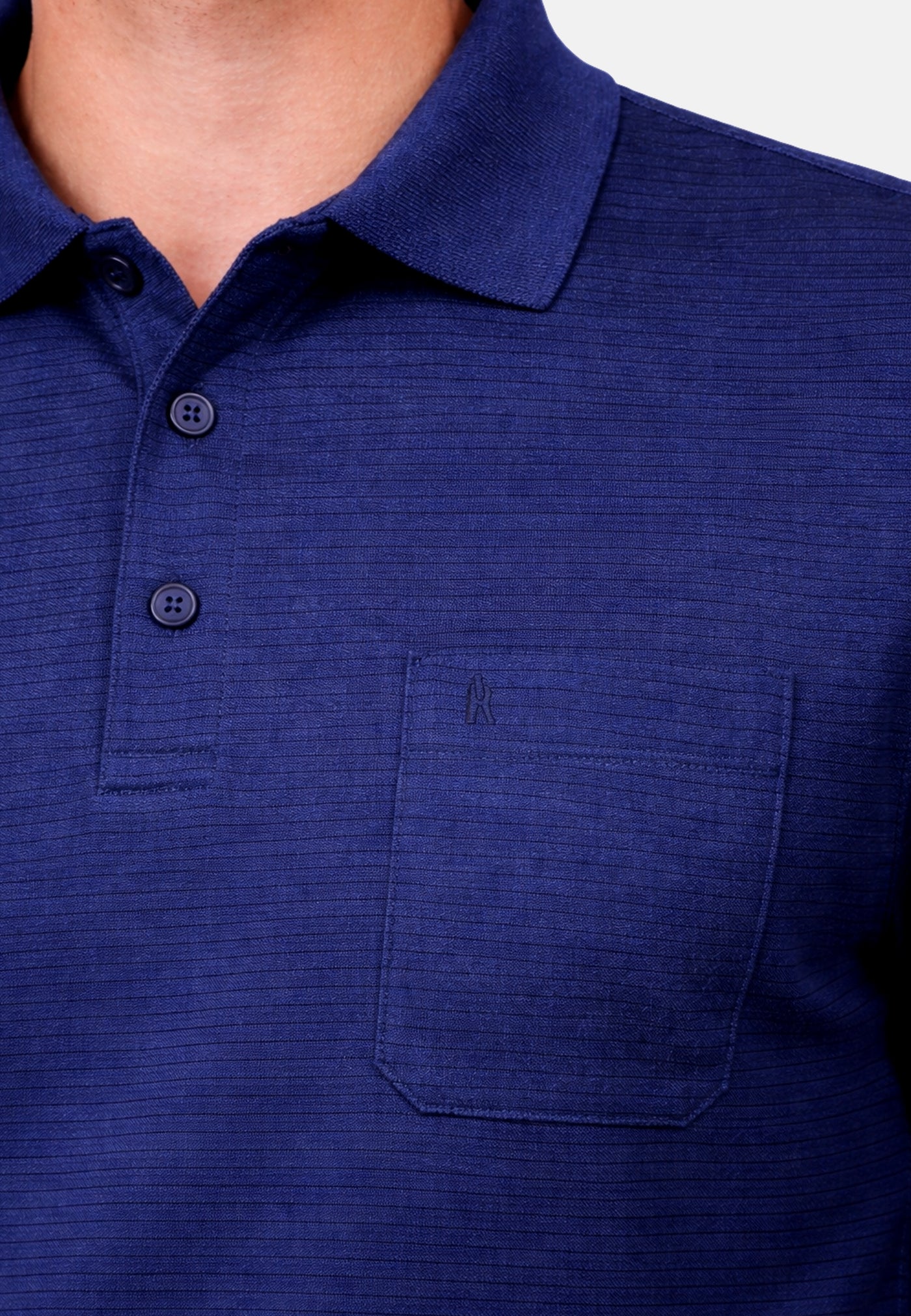 Ragman Langarmshirt mit Polokragen