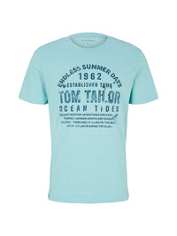 Tom Tailor T-Shirt mit Textprint und Rundhalsausschnitt