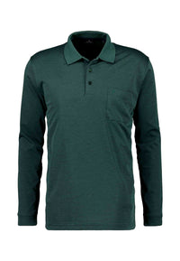 Ragman Langarmshirt mit Polokragen